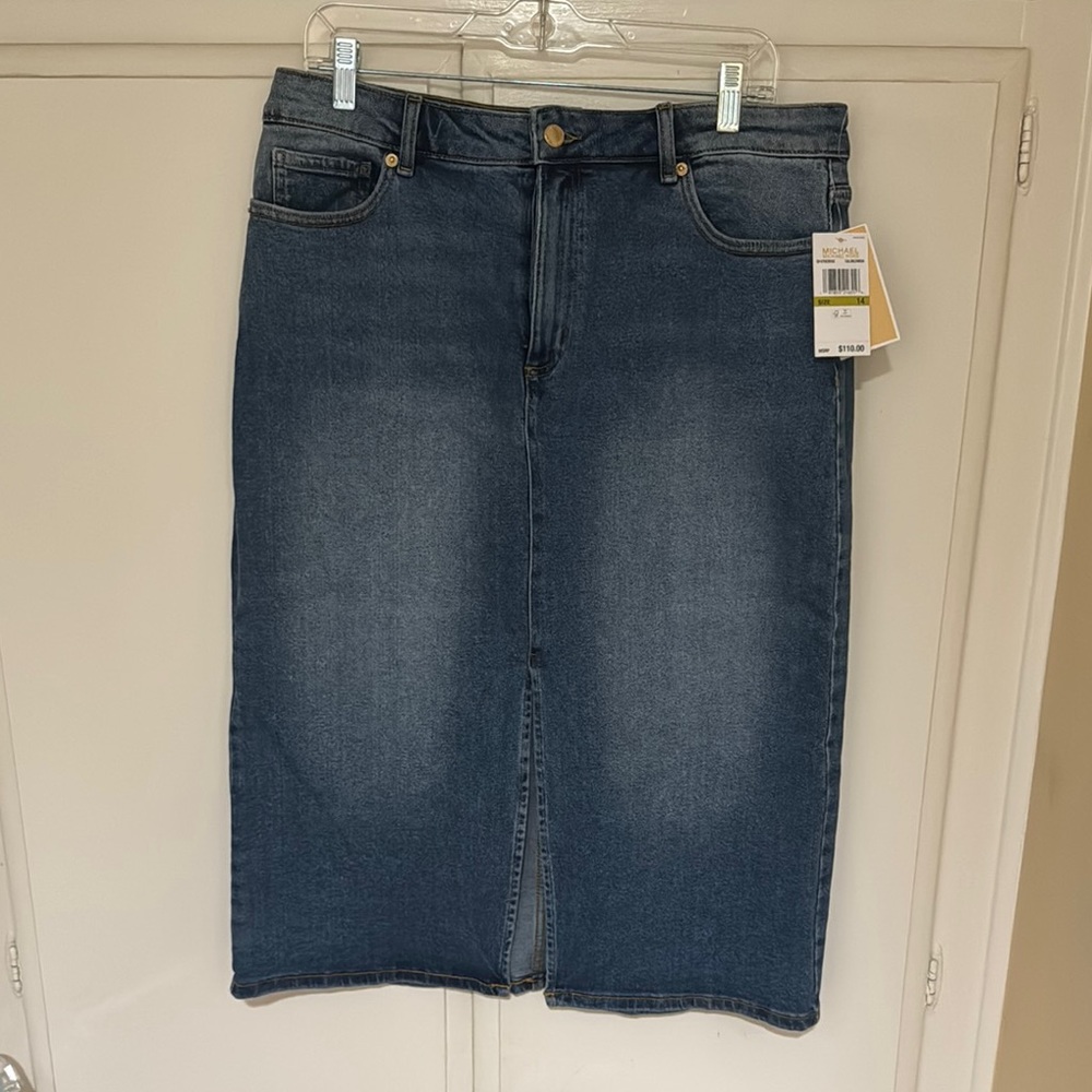 Michael Kors Denim Pencil Skirt